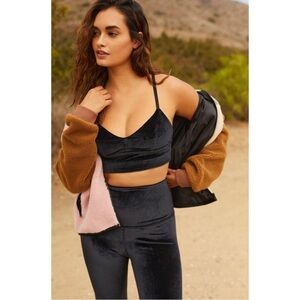 Spiritual Gangster Velvet Sports Bra